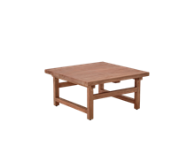 Sofabord i genbrugstræ - teak -  Sika design Alfred 80x80